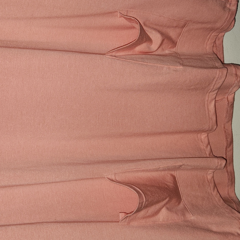 Soft pink T shirt Pocket dress